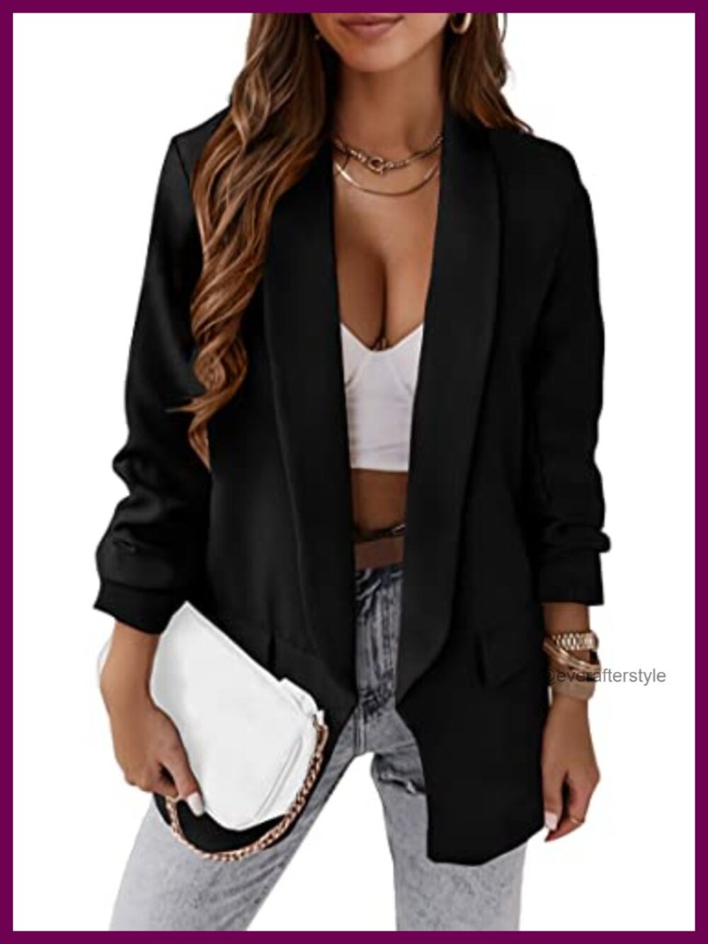 Oversized Blazers for Women Lightweight Business Casual Jackets